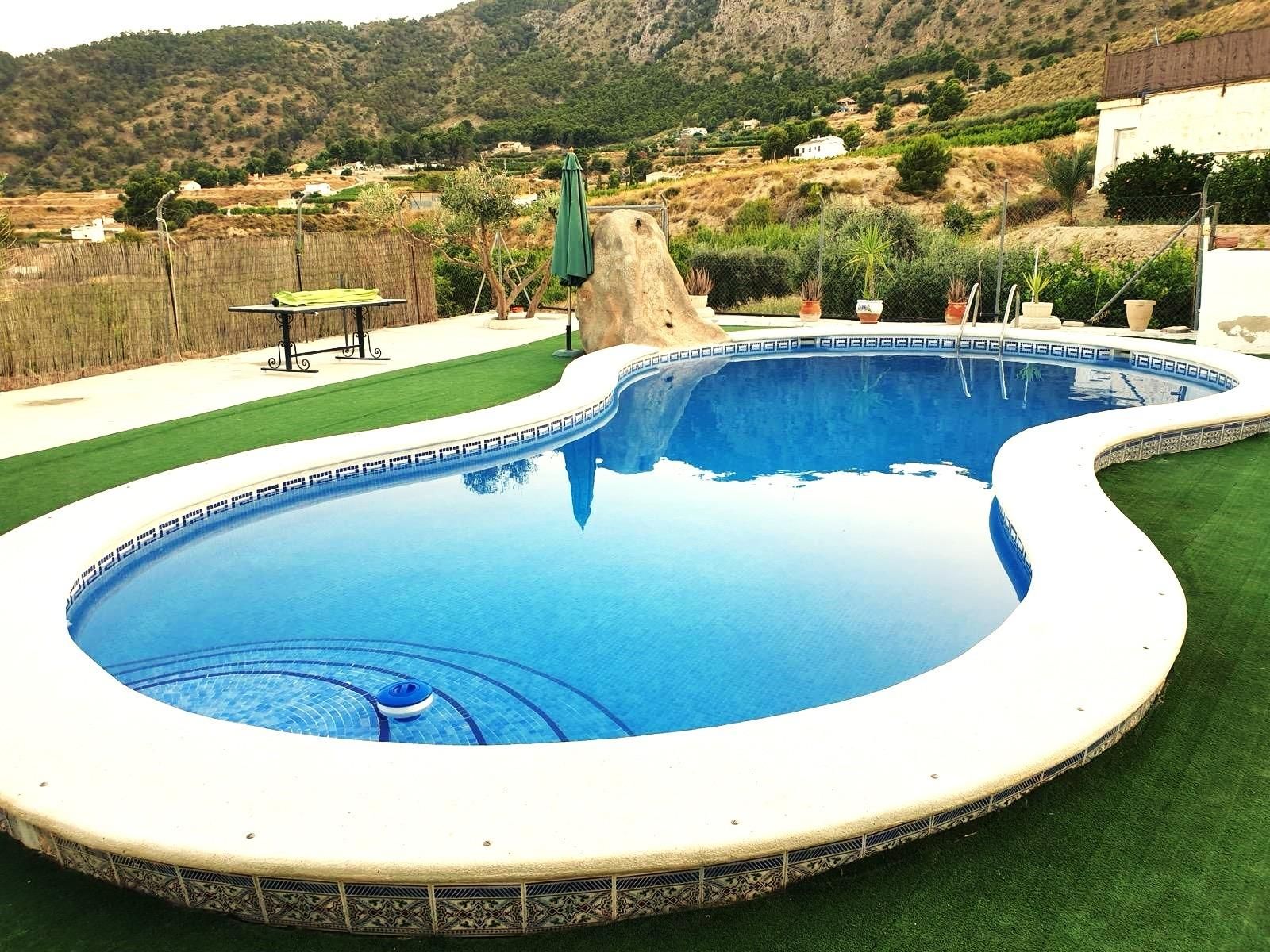 Piscina de Casa o xalet en venda en Abarán amb Aire condicionat, Calefacció i Jardí privat