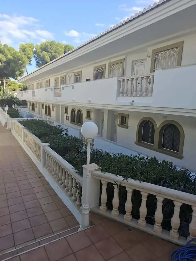 Vista exterior de Dúplex en venda en Moraira