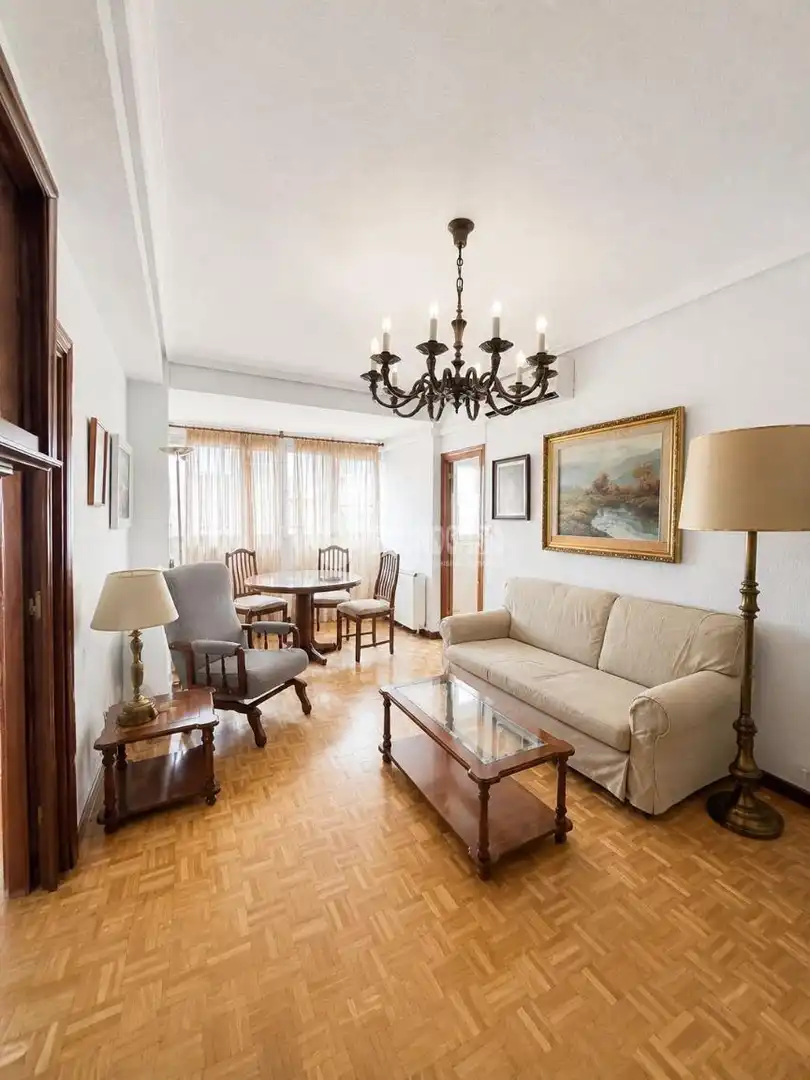 Living room of Flat for sale in Madrid  with Air Conditioner, Heating and Balcony