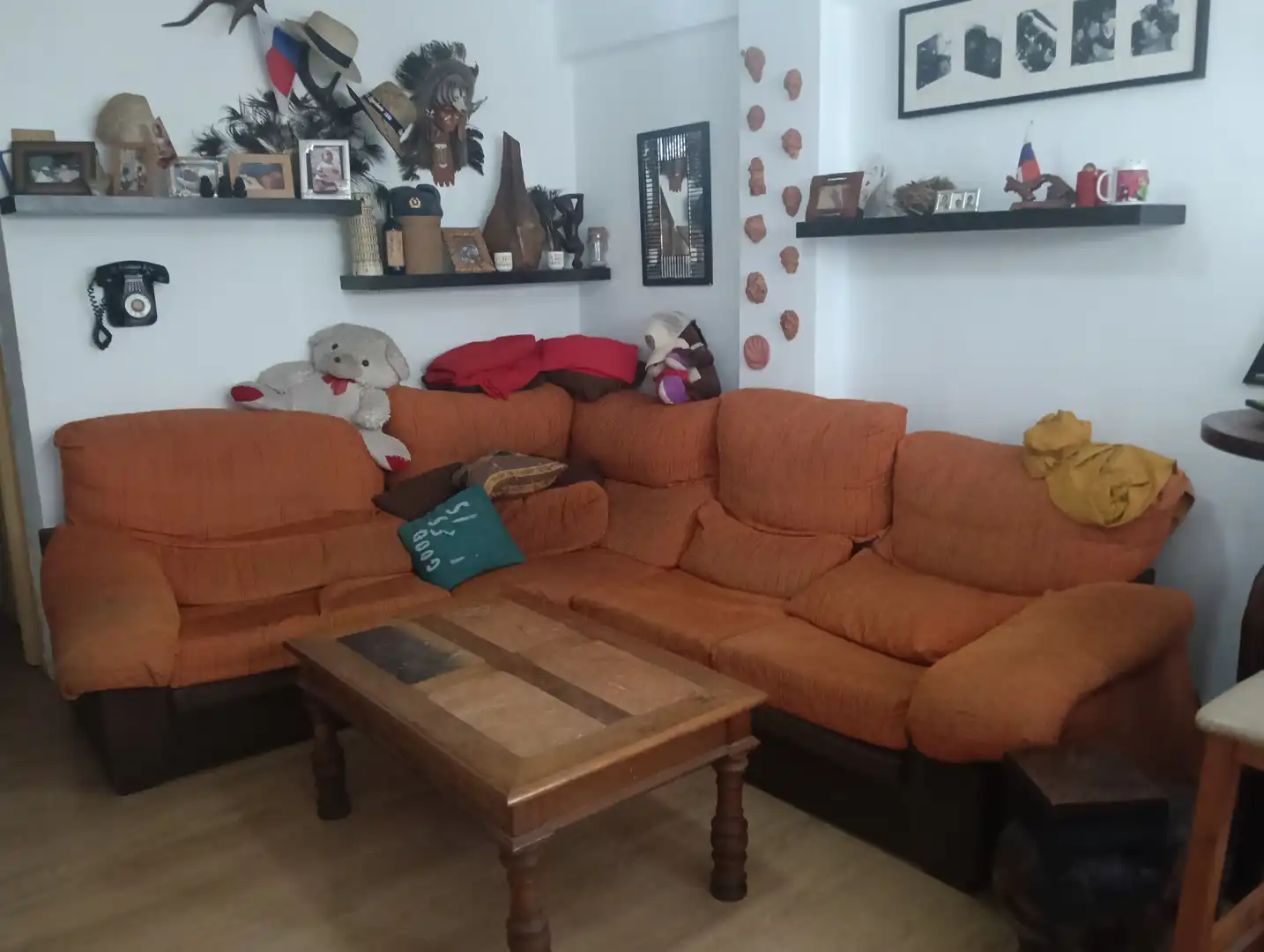 Wohnzimmer von Wohnung zum Verkauf in Málaga mit Klimaanlage, Terrasse und Möbliert