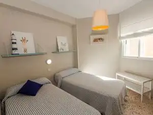 Bedroom of Flat for rent in Almuñécar  with Air Conditioner, Terrace and Furnished