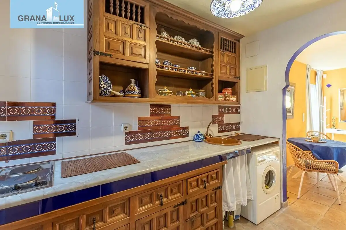 Kitchen of Houses for sale in Almuñécar  with Air Conditioner, Heating and Private garden