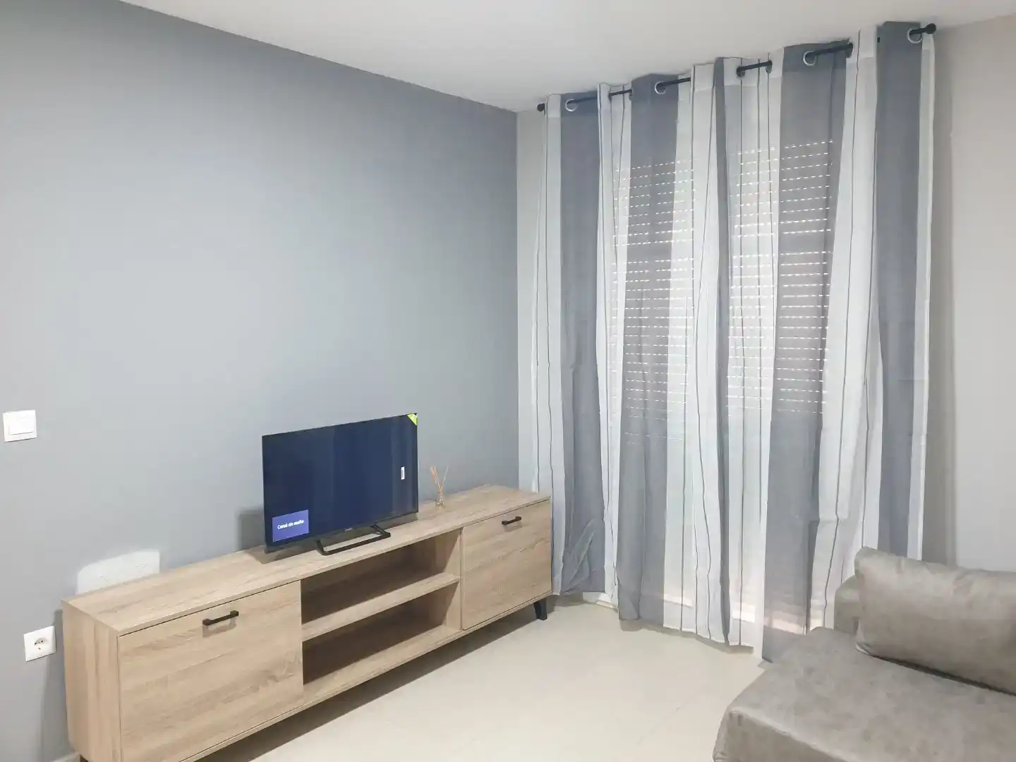 Sala de estar de Piso de alquiler en Almendralejo con Aire acondicionado, Amueblado y Balcón