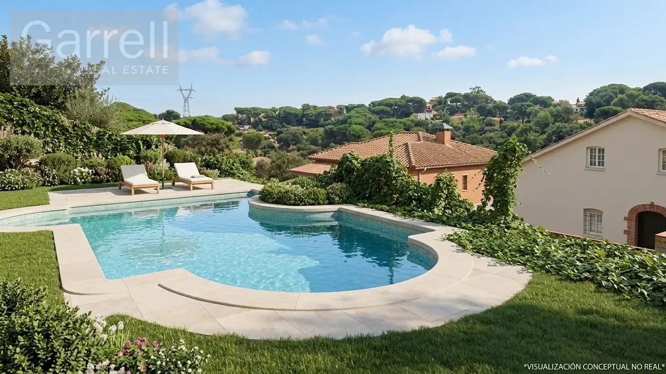 Piscina de Casa adosada en venta en Sant Pere de Vilamajor con Terraza y Piscina