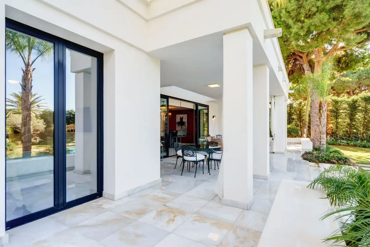 Terrassa de Casa o xalet de lloguer en Marbella amb Aire condicionat, Jardí privat i Traster