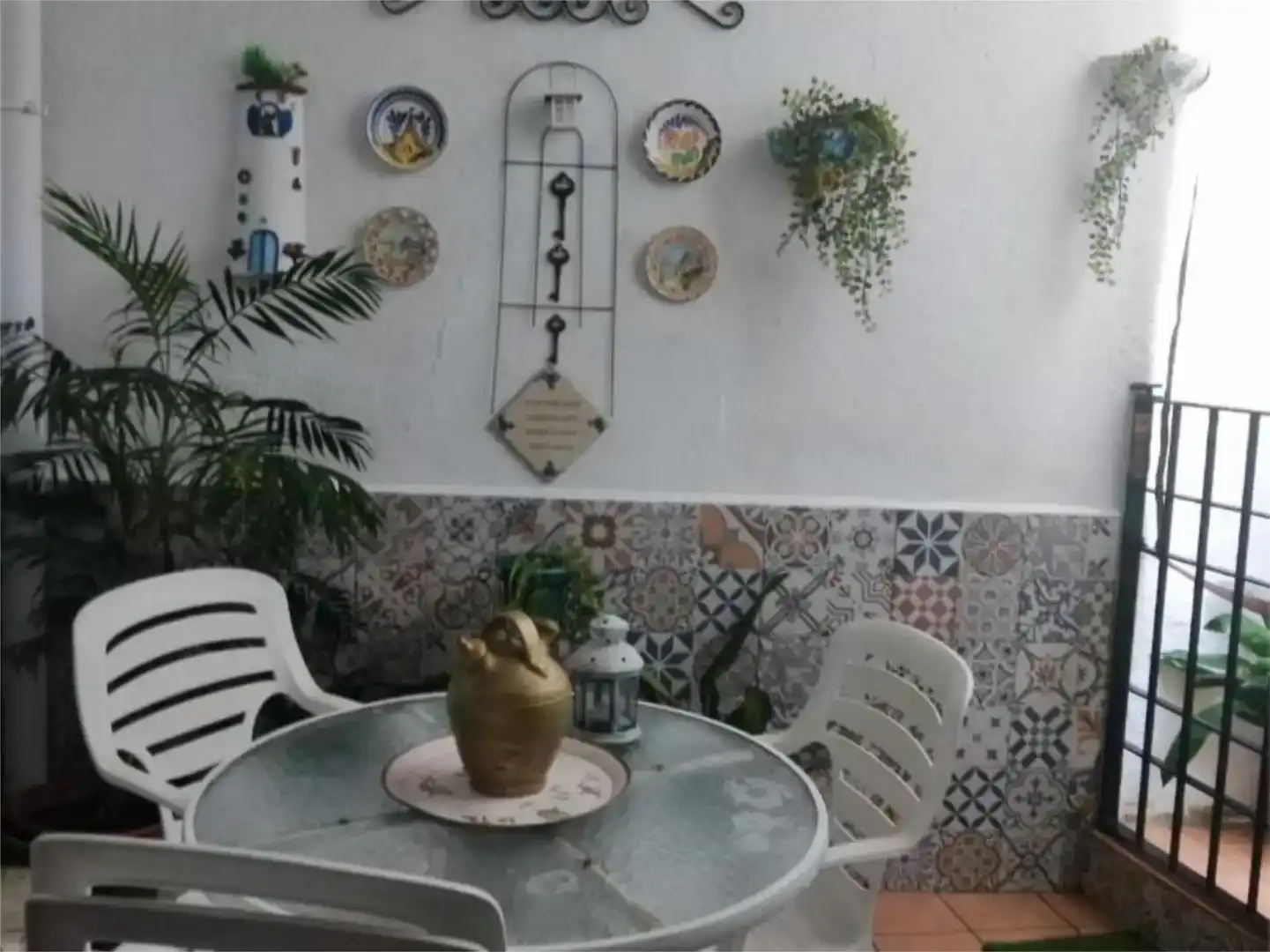 Terrasse von Erdgeschoss zur Miete in Encinasola mit Möbliert und Balkon