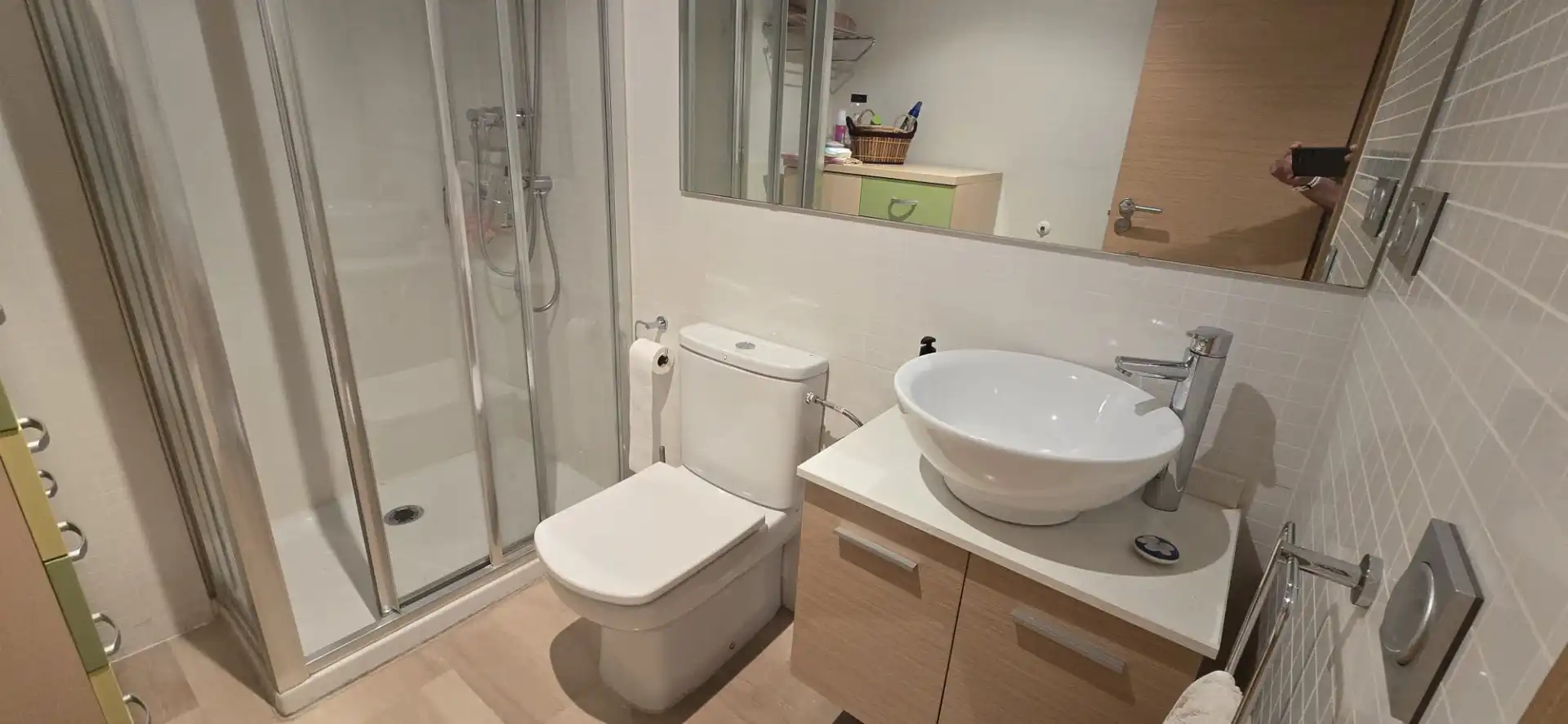 Bathroom of Flat for rent in Dénia  with Air Conditioner, Heating and Terrace