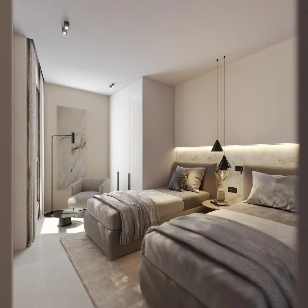 Bedroom of Apartments for sale in Guardamar del Segura  with Air Conditioner, Terrace and Community pool