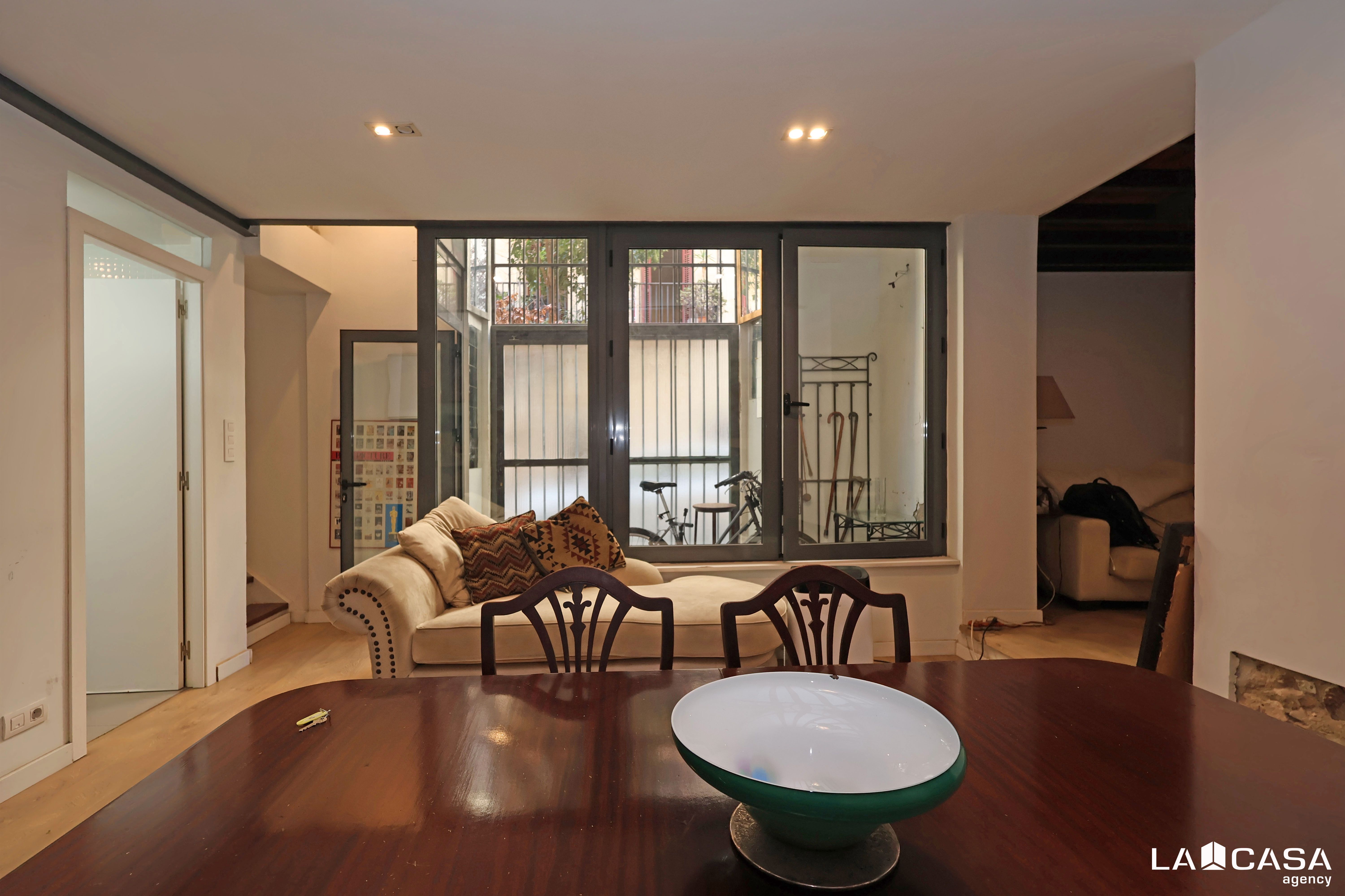 Living room of Duplex for sale in  Barcelona Capital  with Heating