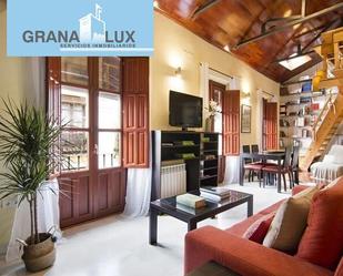 Living room of Loft to rent in  Granada Capital  with Heating