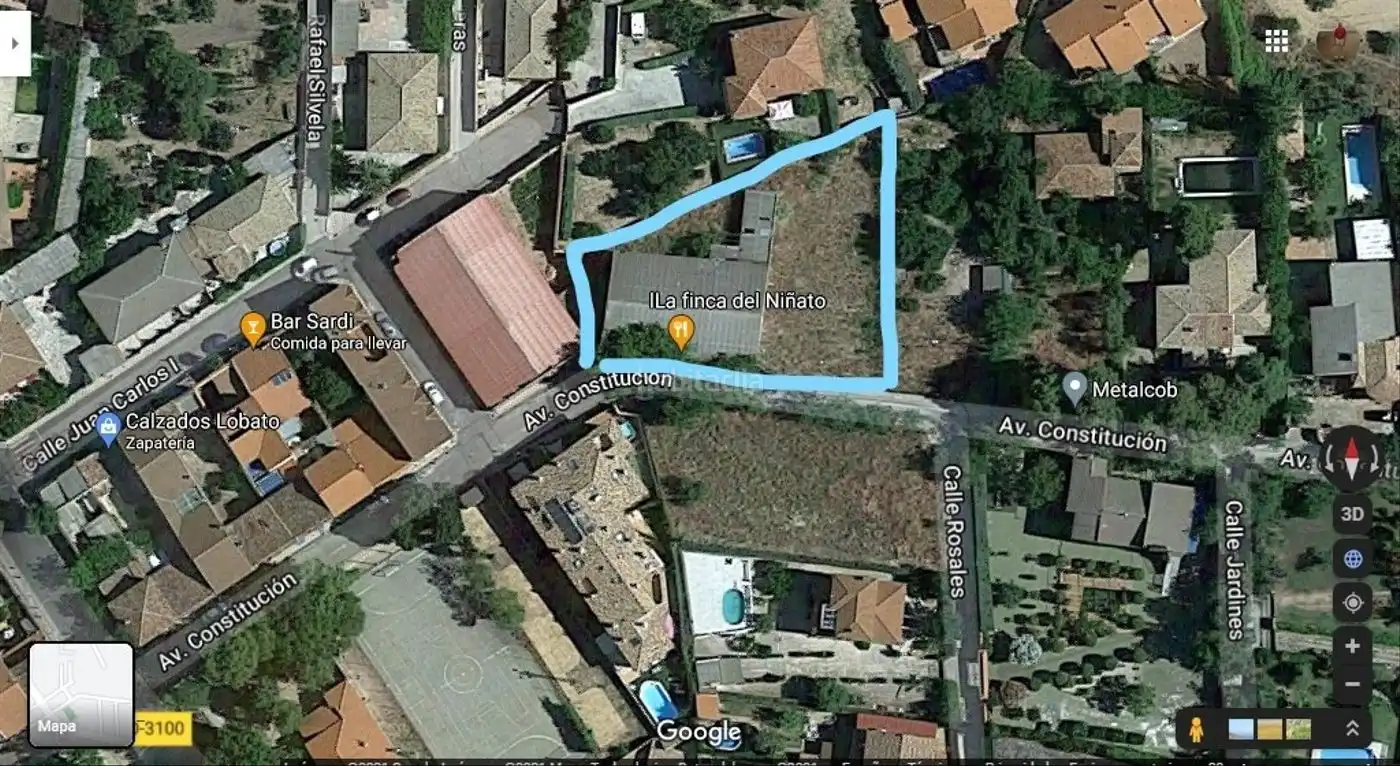 Terreny residencial en venda a Avenida Constitución 20
