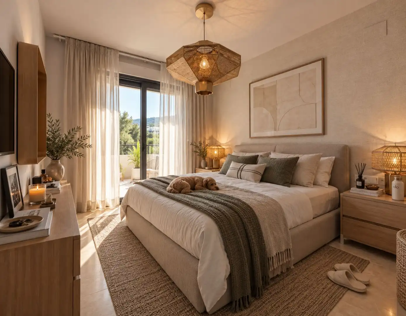 Habitación de Apartamento en venta en Estepona con Aire acondicionado, Internet y Piscina comunitaria