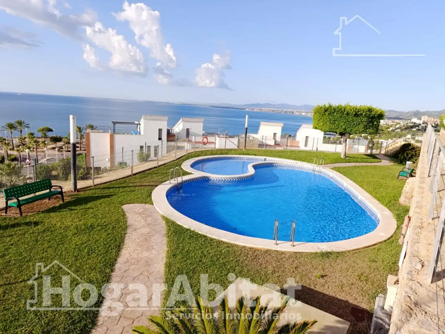 Swimming pool of Flat for sale in Oropesa del Mar / Orpesa  with Air Conditioner, Heating and Community pool