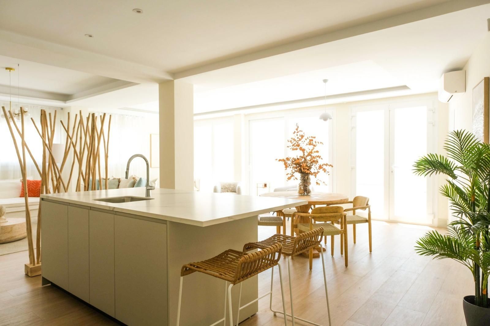 Cocina de Apartamento en venta en Málaga Capital con Aire acondicionado, Terraza y Amueblado