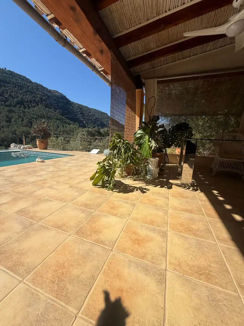 Terrace of Country homes for sale in Castell de Castells  with Air Conditioner, Heating and Private garden
