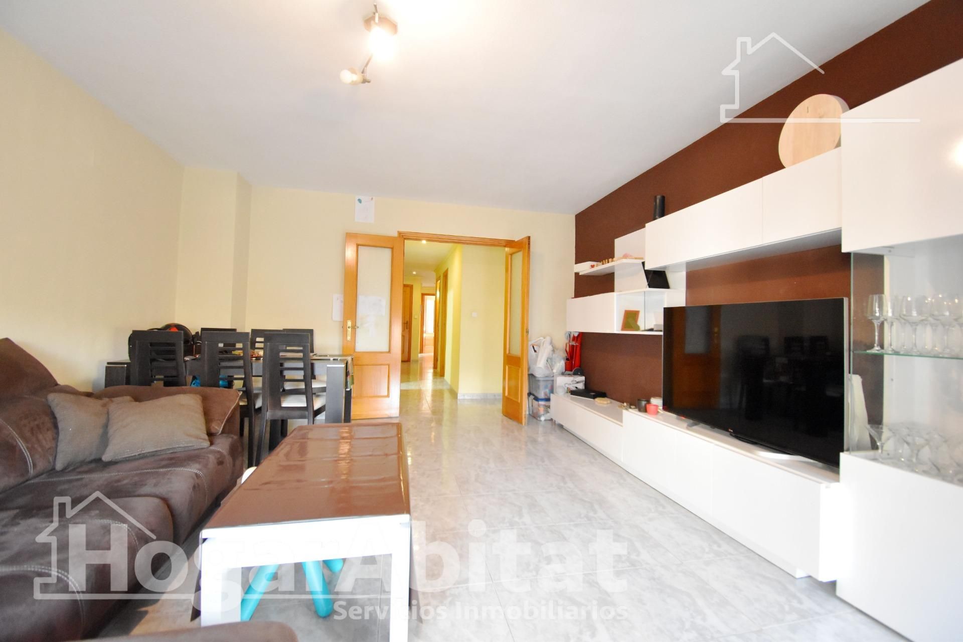 Living room of Flat for sale in Ròtova  with Air Conditioner, Heating and Storage room
