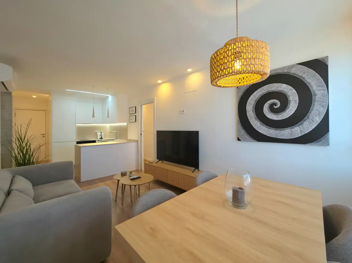 Sala de estar de Piso en venta en Alicante / Alacant con Aire acondicionado, Calefacción y Horno