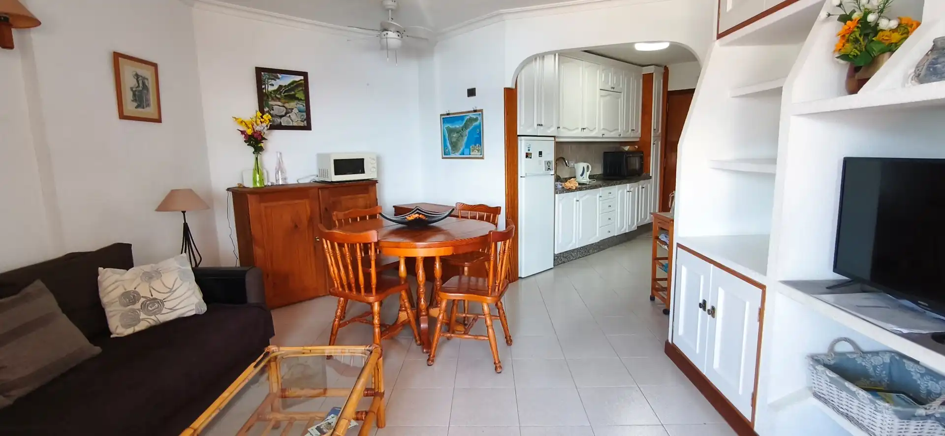 Comedor de Apartamento de alquiler en Candelaria con Amueblado, Horno y Lavadora
