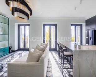 Dining room of Apartment to rent in  Madrid Capital  with Air Conditioner, Heating and Balcony