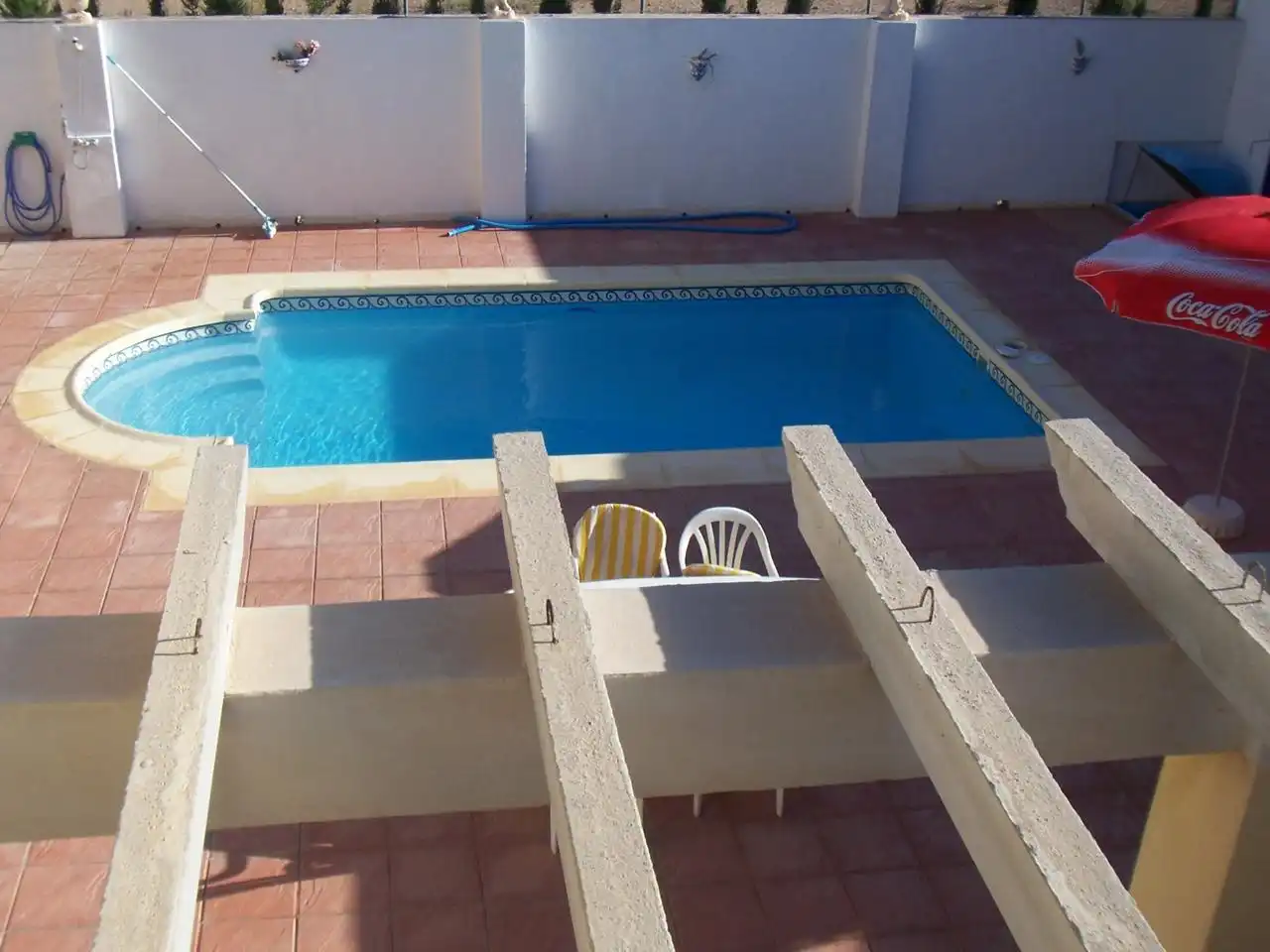 Piscina de Casa o xalet en venda en Cartagena amb Calefacció, Jardí privat i Terrassa