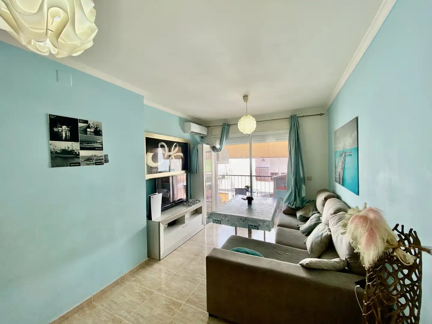 Sala de estar de Apartamento en venta en Carboneras con Aire acondicionado, Calefacción y Amueblado