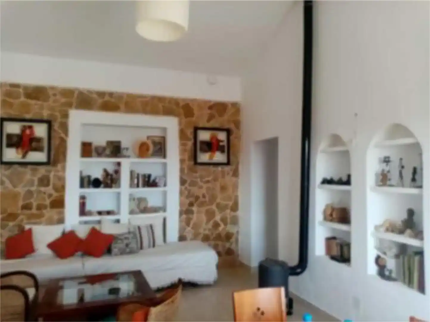 Wohnzimmer von Wohnung zur Miete in Taberno