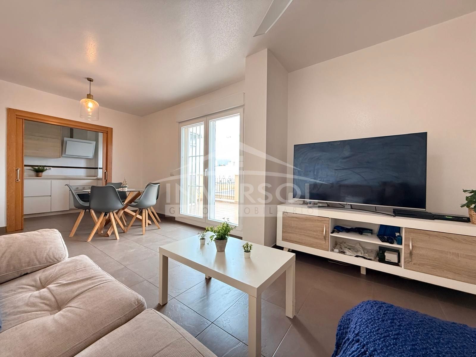 Sala de estar de Ático en venta en El Ejido con Terraza, Amueblado y Horno