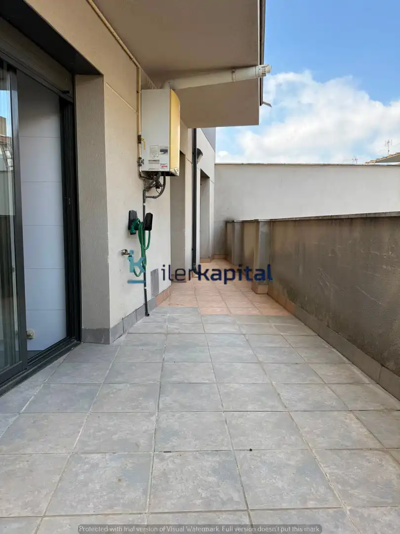 Terrace of Flat for rent in Rosselló  with Heating