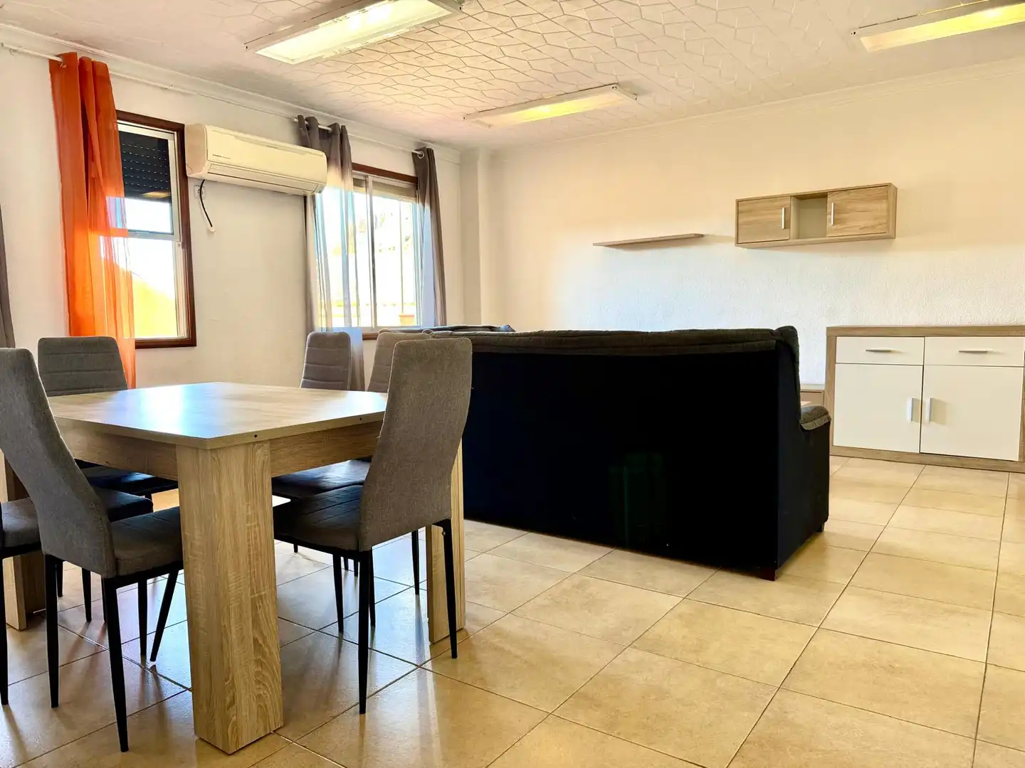 Sala d'estar de Pis de lloguer en Murcia amb Aire condicionat, Calefacció i Terrassa