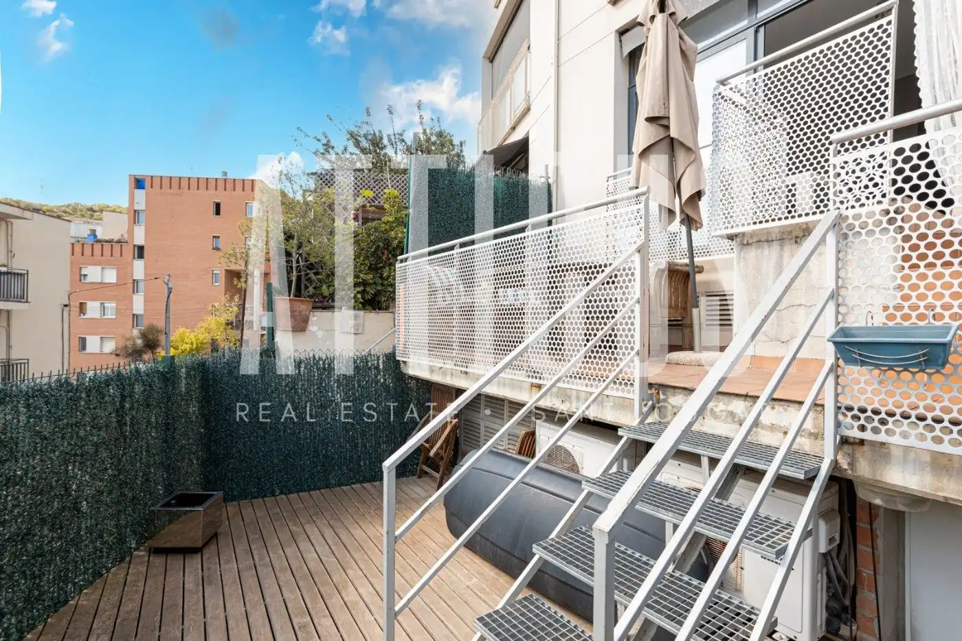Terrassa de Casa adosada en venda en Barcelona amb Aire condicionat, Calefacció i Parquet