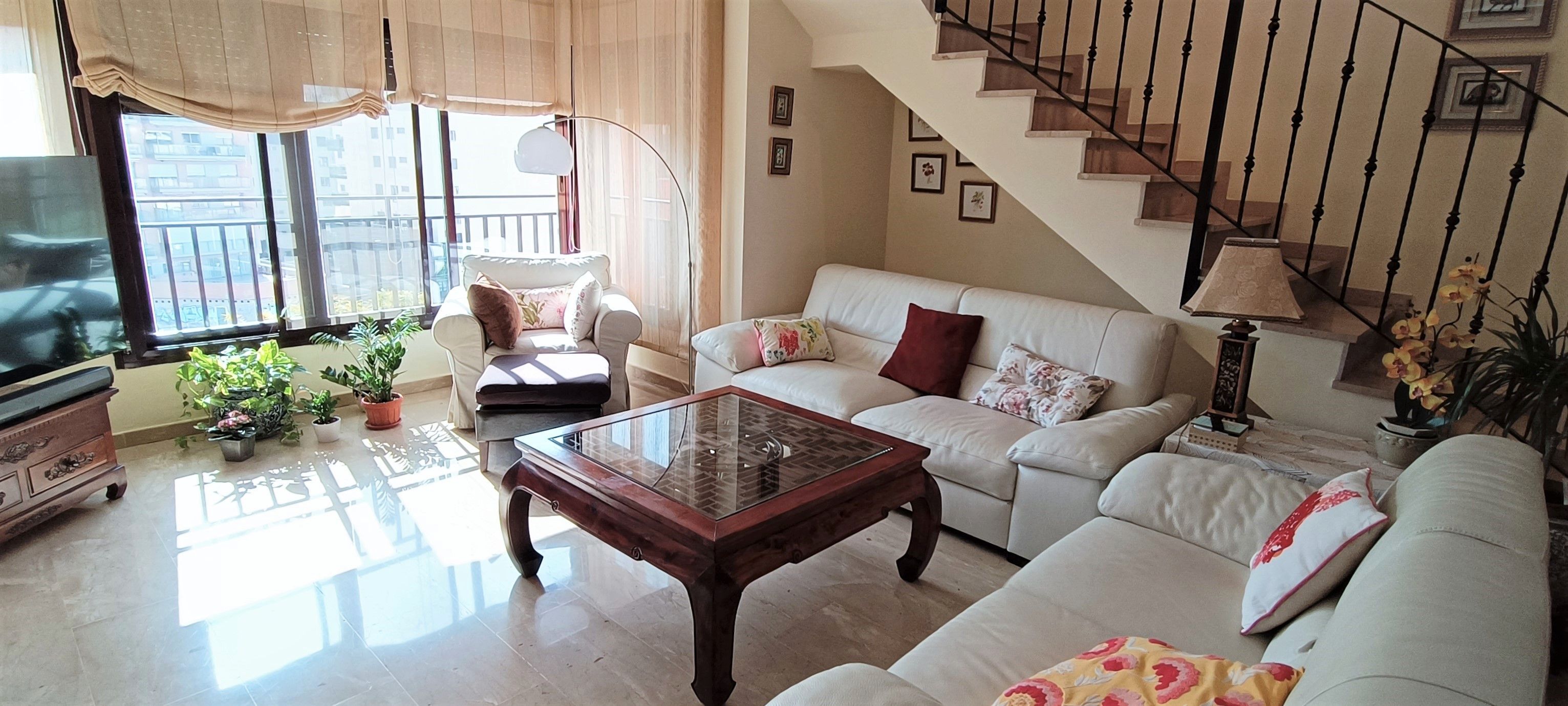 Living room of Attic for sale in El Campello  with Air Conditioner, Terrace and Storage room