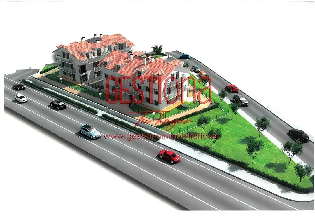 Vista exterior de Apartamento en venta en Cabezón de la Sal con Calefacción, Jardín privado y Trastero