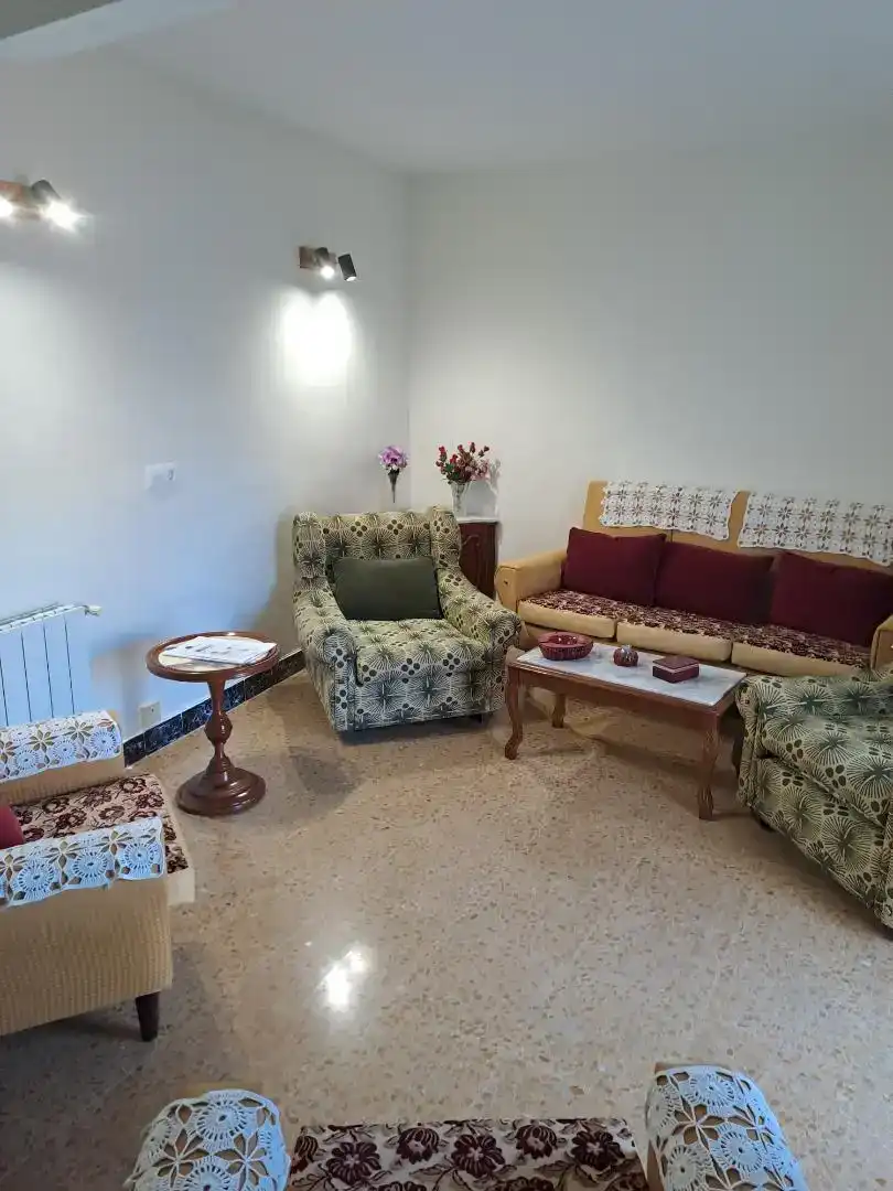 Sala d'estar de Casa adosada en venda en La Vall d'Ebo amb Jardí privat, Traster i Moblat