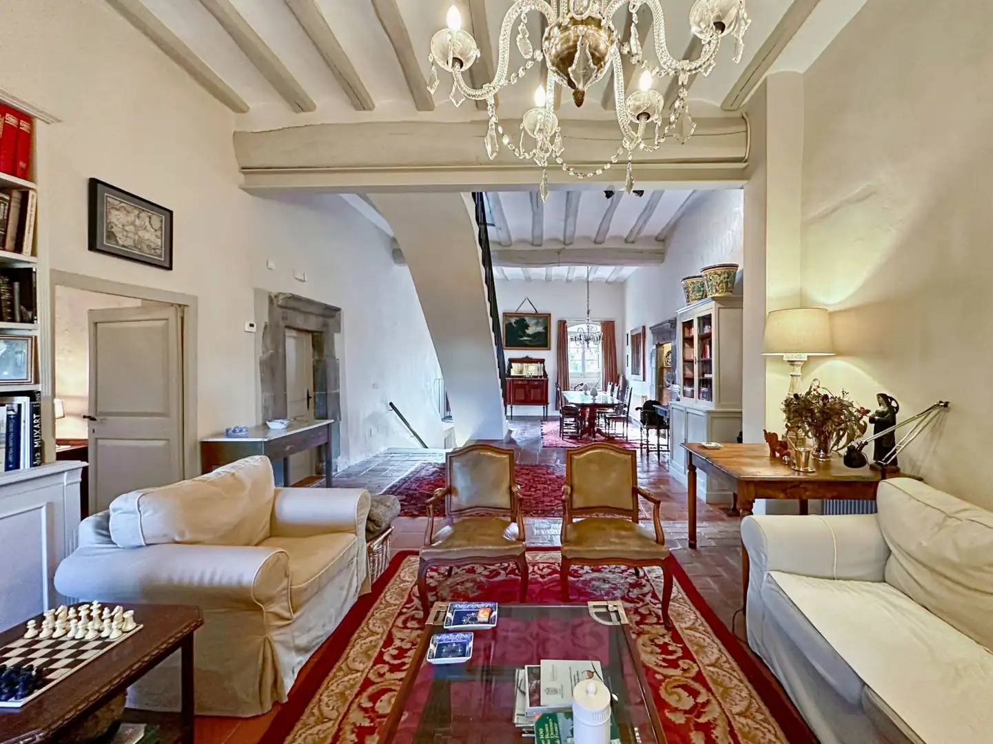Sala d'estar de Casa o xalet en venda en Garrigàs amb Aire condicionat, Calefacció i Terrassa