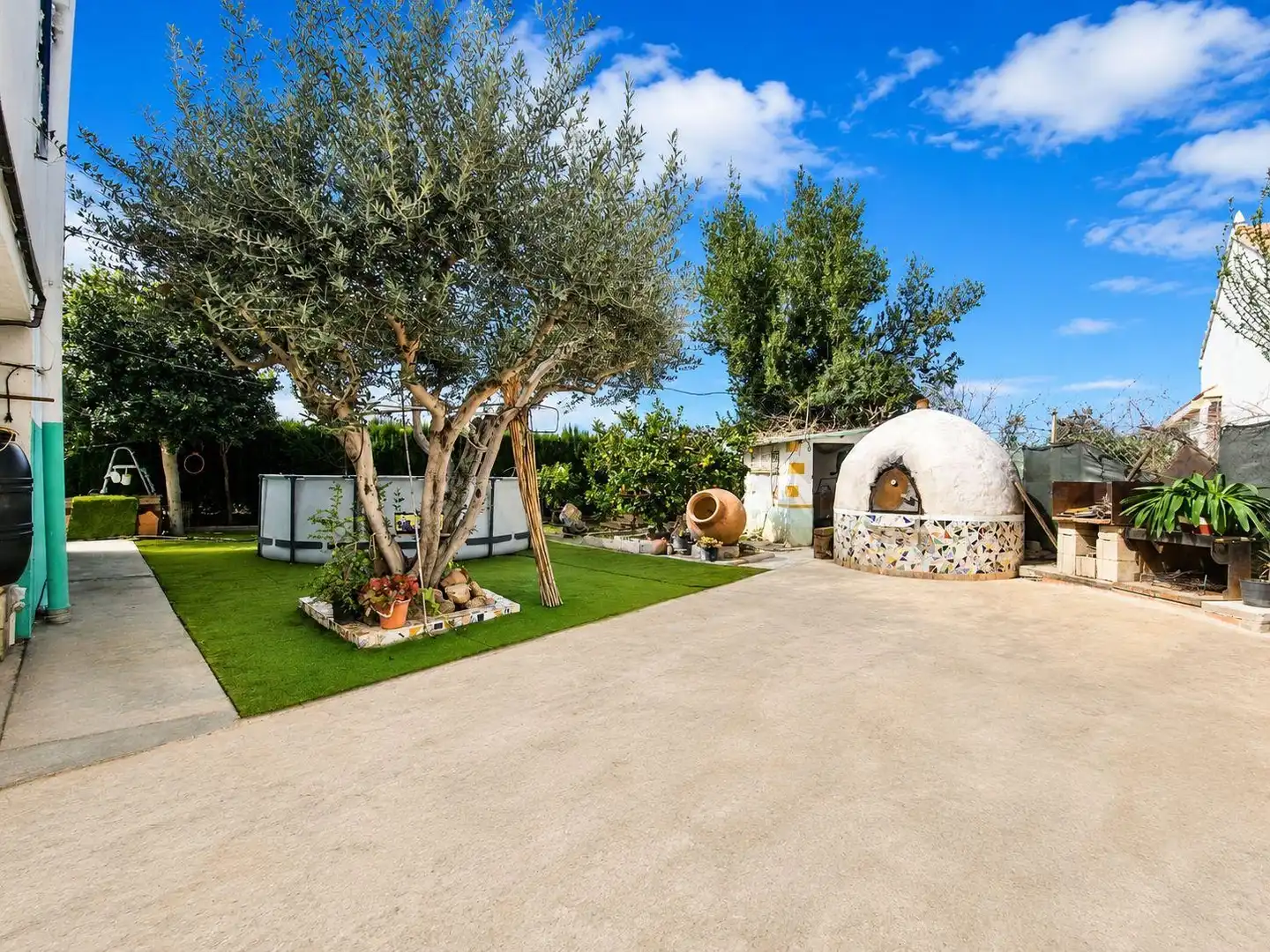 Garden of Houses for sale in Beniel  with Air Conditioner, Heating and Private garden