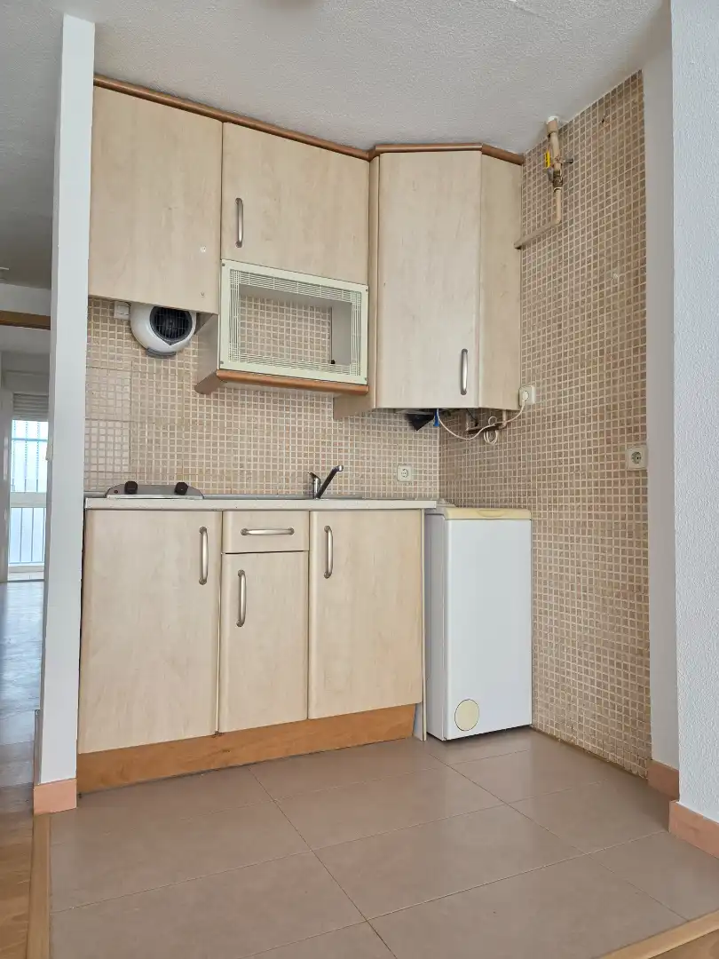 Kitchen of Flat for sale in Madrid  with Air Conditioner, Heating and Private garden