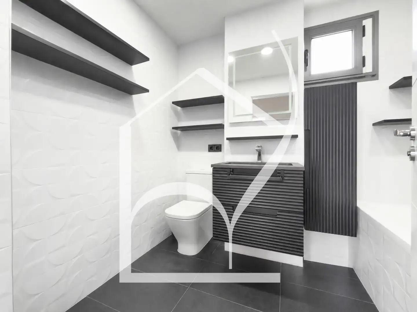 Baño de Casa o chalet en venta en Villamayor con Aire acondicionado, Calefacción y Jardín privado