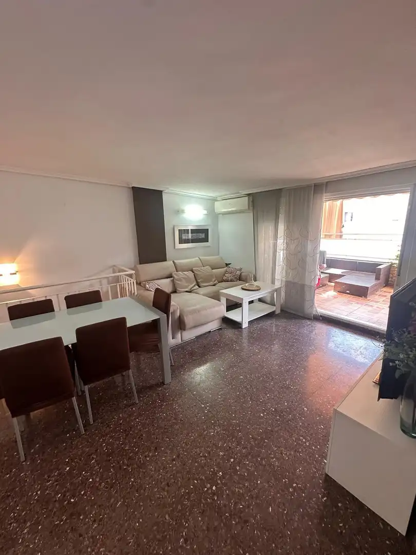 Sala d'estar de Àtic en venda en Aldaia amb Calefacció, Terrassa i Traster