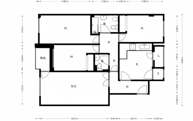 Piso en venta en Murcia con Piscina