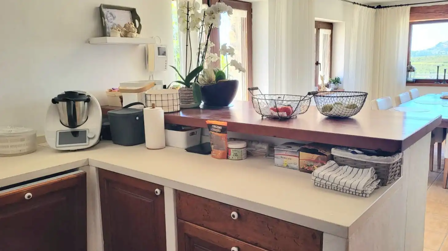 Cocina de Casa o chalet en venta en Benitachell / El Poble Nou de Benitatxell con Aire acondicionado, Calefacción y Jardín privado