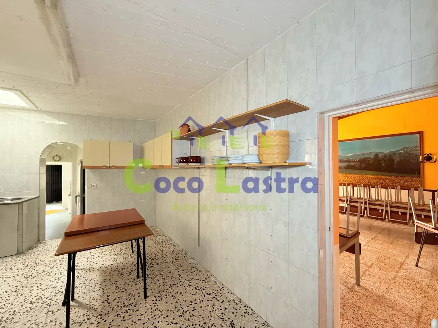 Cocina de Casa adosada en venta en Nava de Francia con Calefacción, Jardín privado y Terraza