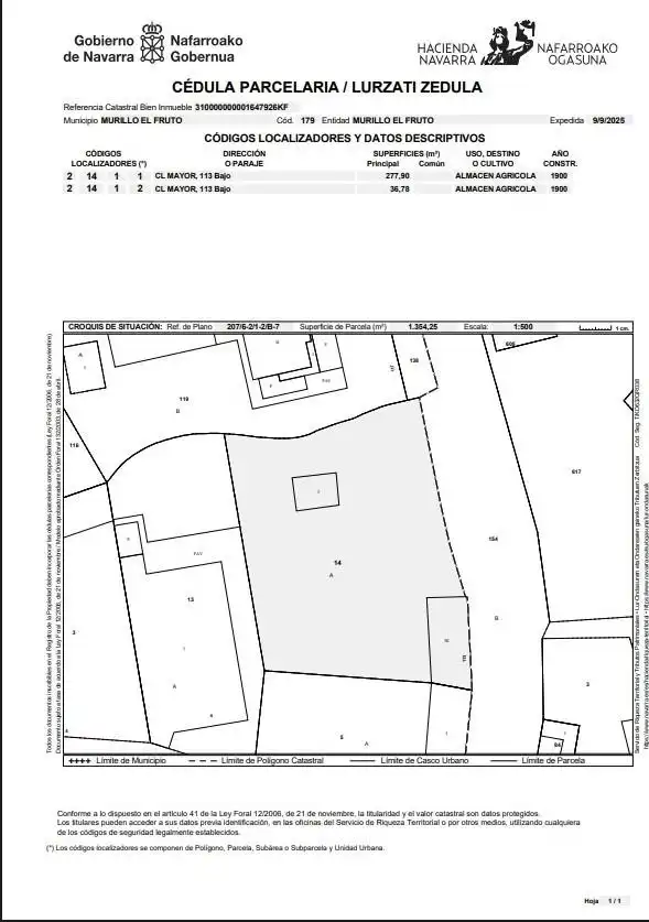 Residencial en venta en Murillo El Fruto