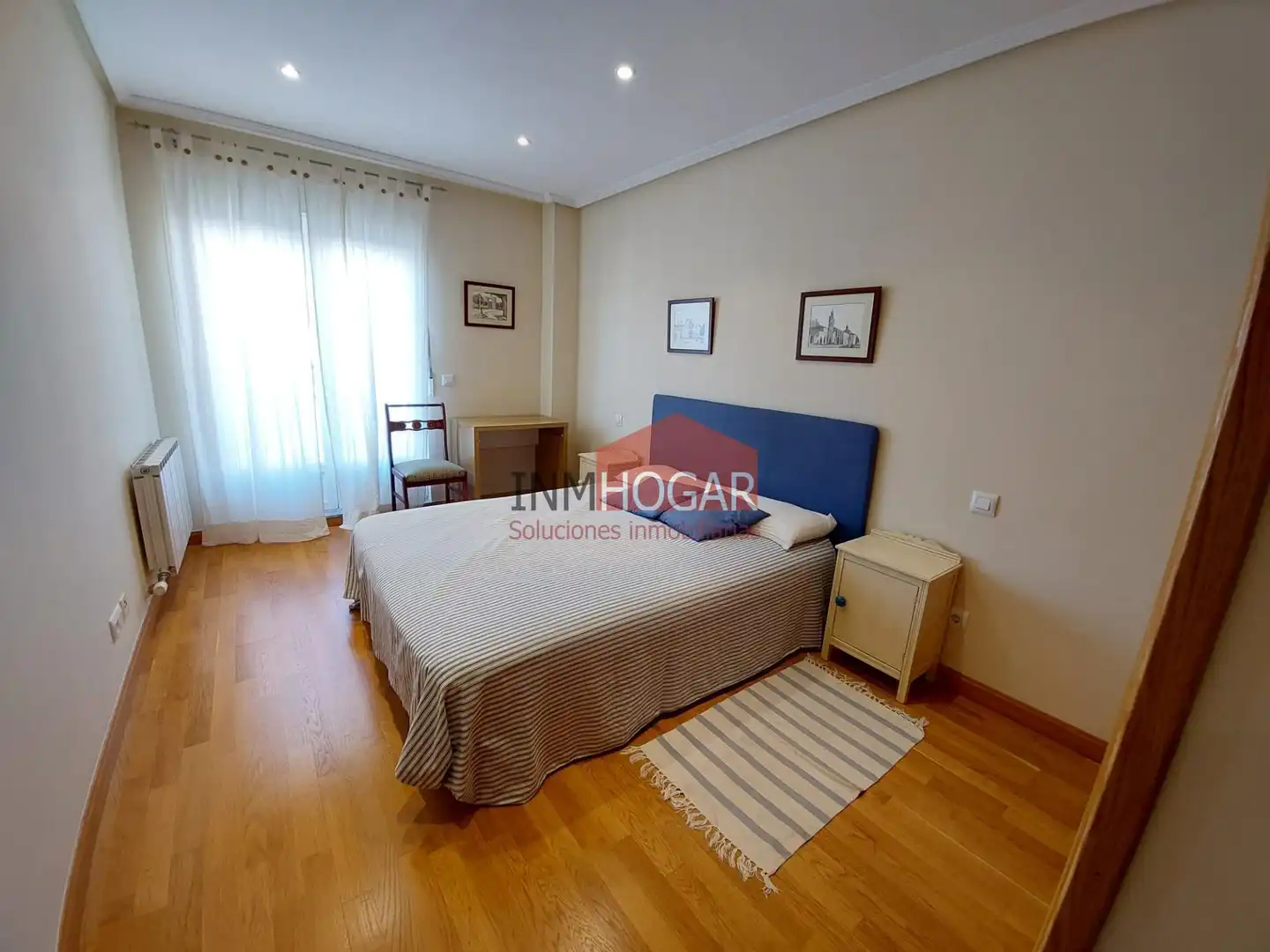 Bedroom of Flat for rent in Ávila  with Heating, Terrace and Furnished