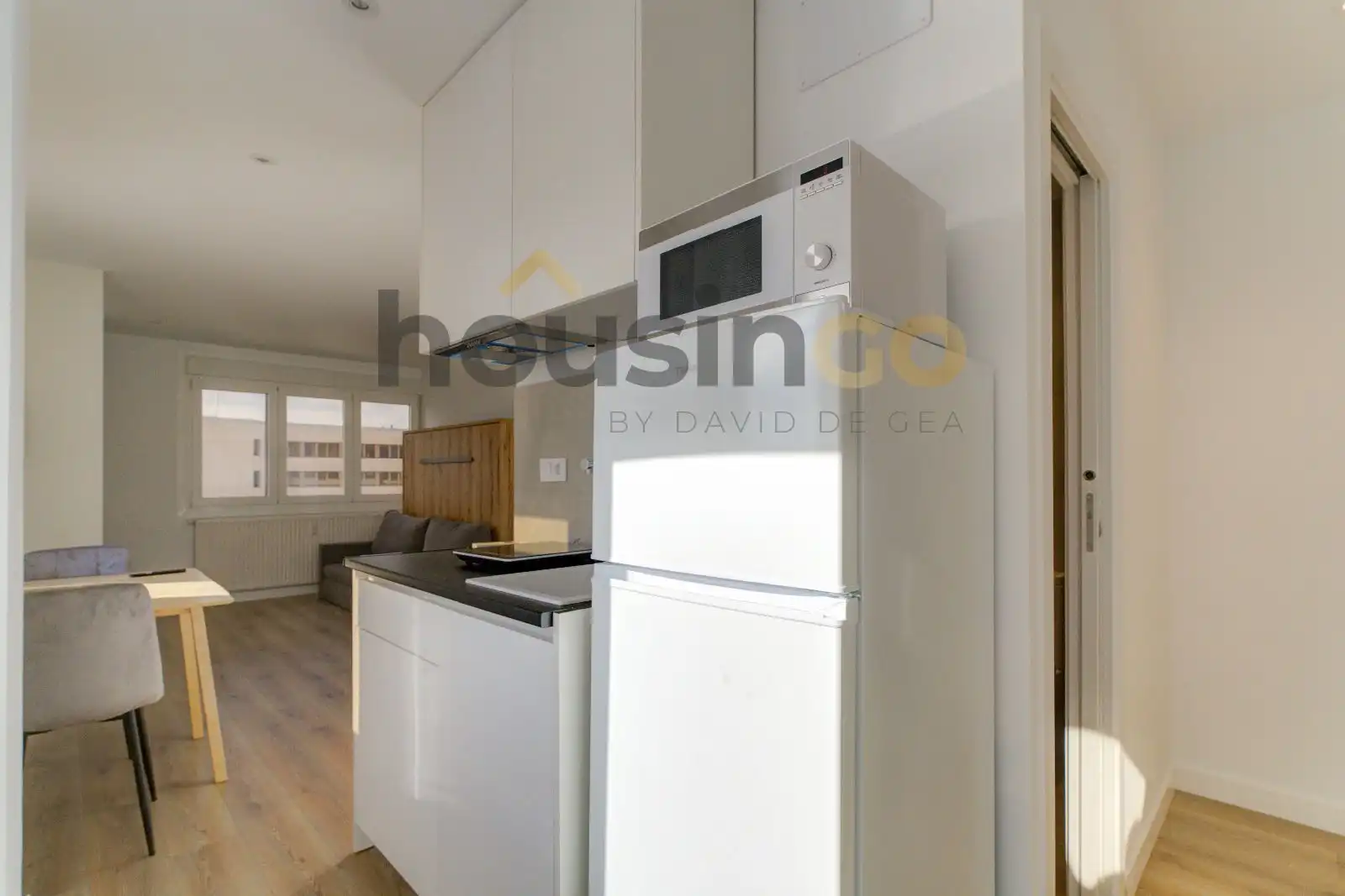 Cocina de Apartamento de alquiler en Madrid con Aire acondicionado, Calefacción y Amueblado