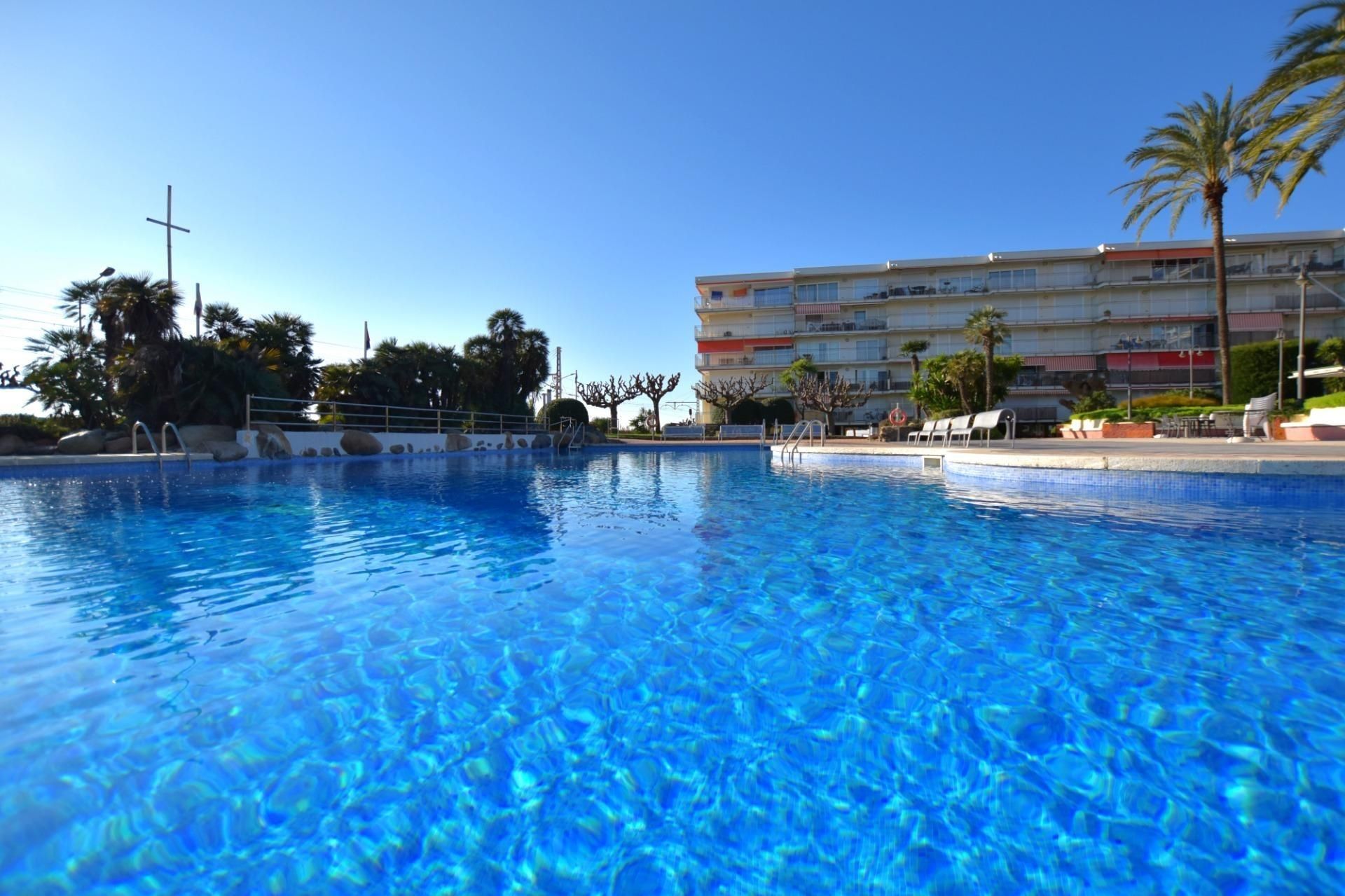 Swimming pool of Flat for sale in Cabrera de Mar  with Terrace and Community pool