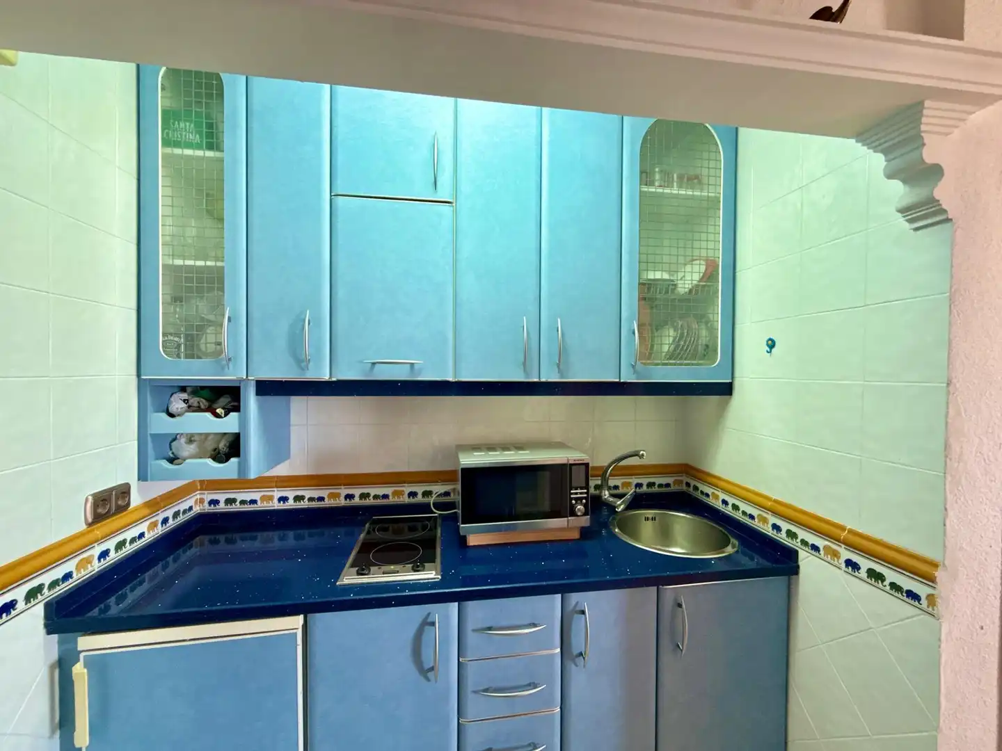Cocina de Apartamento en venta en Torremolinos con Terraza, Amueblado y Piscina comunitaria
