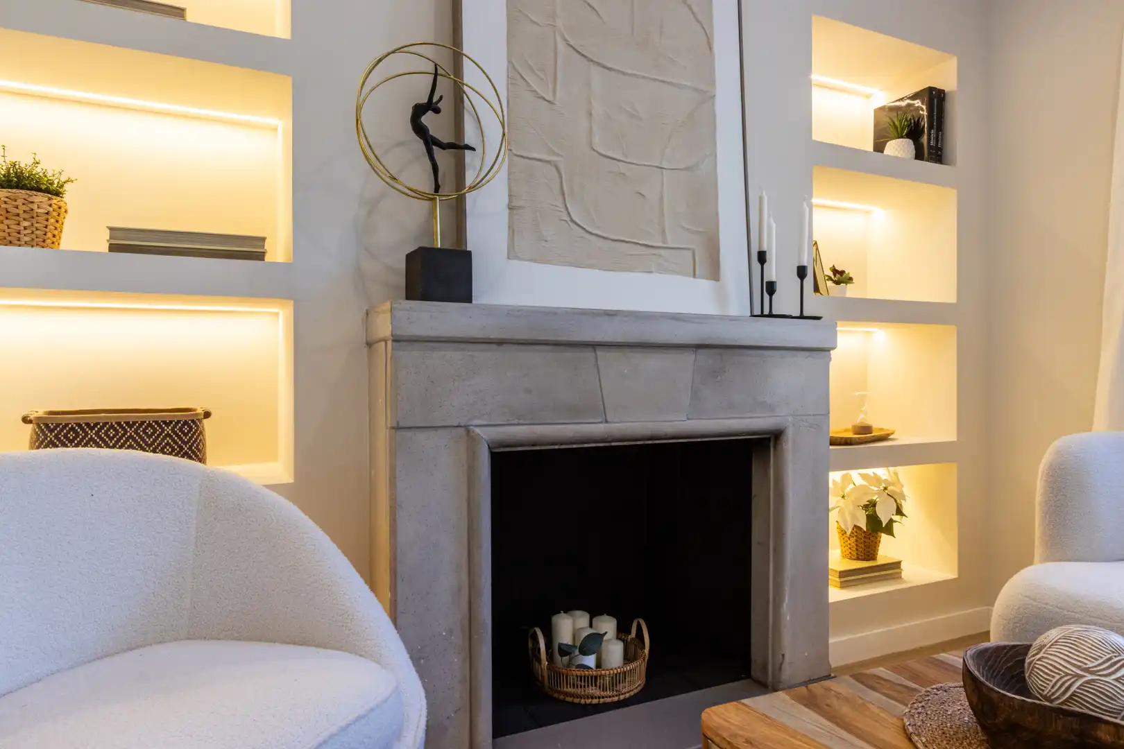 Wohnzimmer von Wohnung zum Verkauf in Terrassa mit Klimaanlage, Heizung und Terrasse