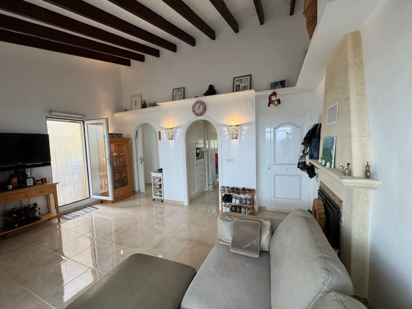 Sala de estar de Apartamento en venta en Moraira con Aire acondicionado, Calefacción y Terraza