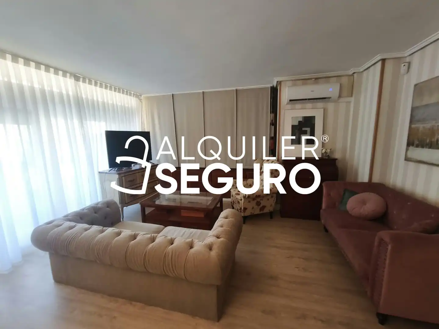 Sala d'estar de Pis de lloguer en Zaragoza amb Aire condicionat, Calefacció i Terrassa