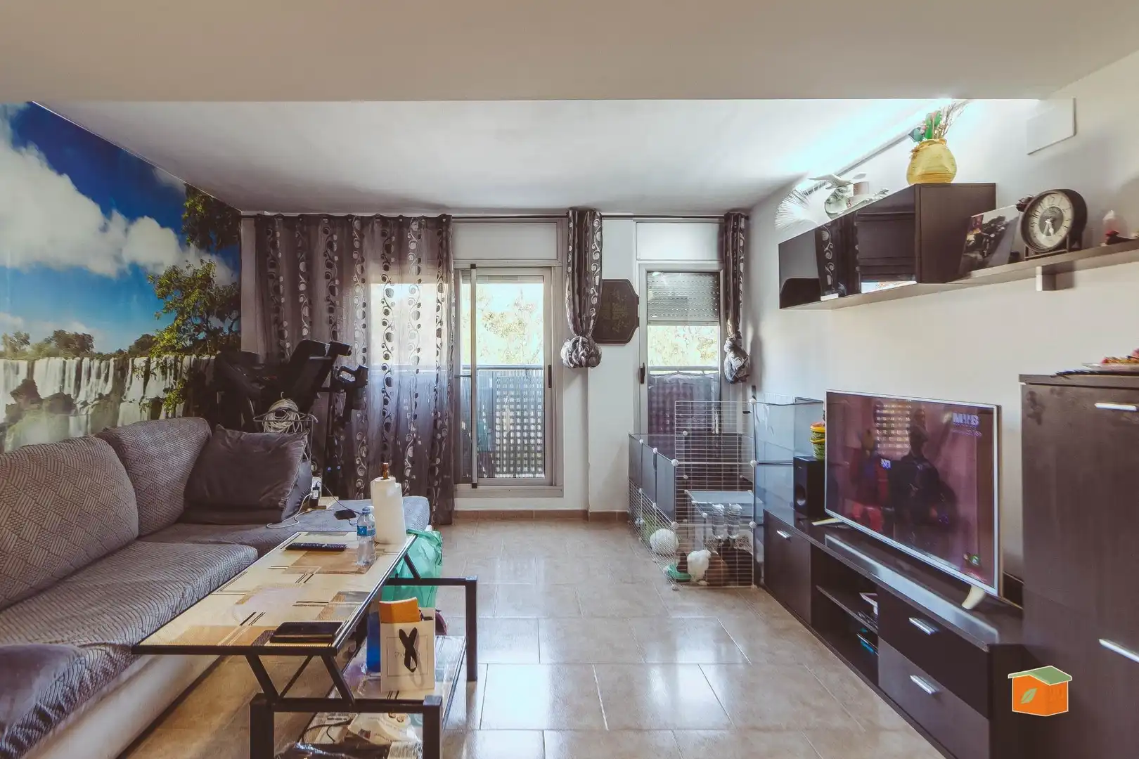 Sala de estar de Planta baja en venta en La Ràpita con Trastero, Amueblado y Alarma
